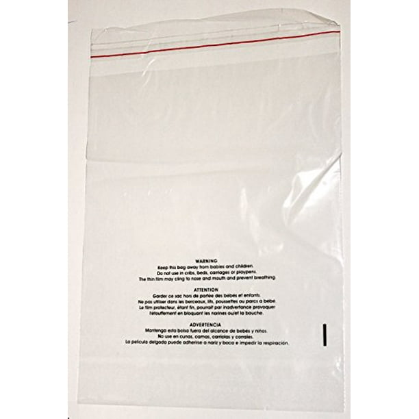 ULINE 100 Clear 20 x 24 Poly Bags Plastic Lay Flat Open TOP Packing ULINE Best 1 MIL 